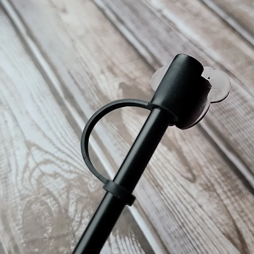 Minnie Mouse Donut Straw Topper - Picture 4 of 5